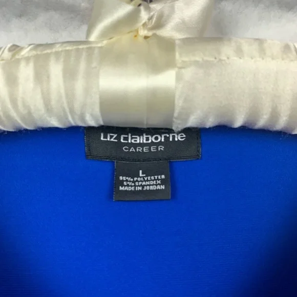 Liz Claiborne Career Long Sleeve Blouse Size L NWT - Picture 5 of 6